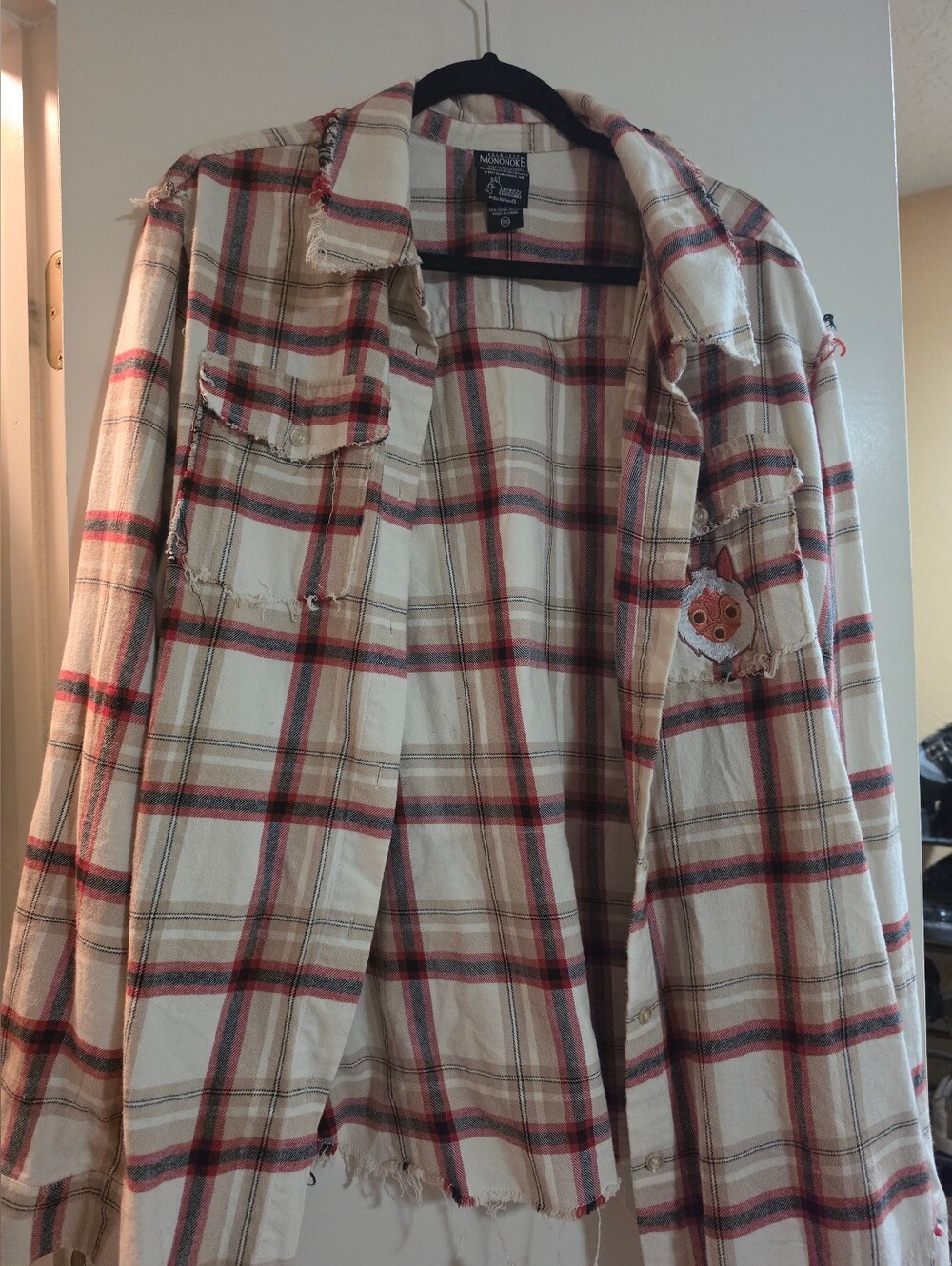 Princess Mononoke Long Sleeve Flannel